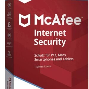 McAfee Internet Security 2023 | 3 Device | Antivirus Software | Password Manager | 1 Year Subscription