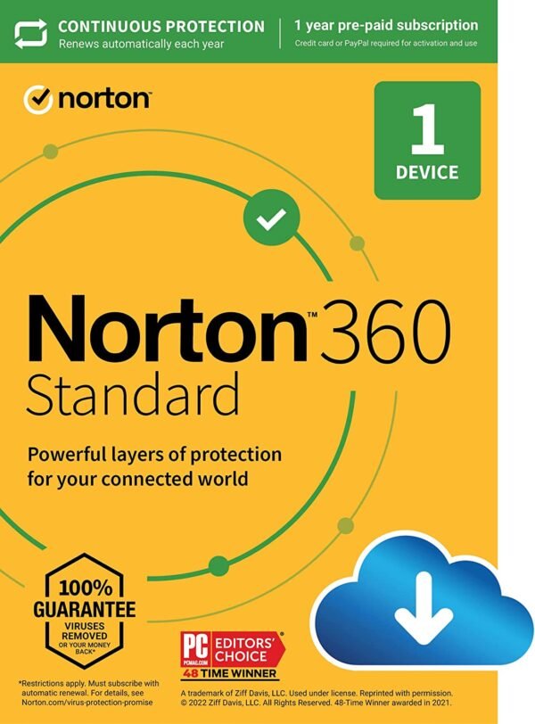 Norton 360 Standard 1 Device for First Year