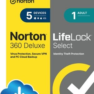 Norton 360 with LifeLock for First Year 5 Device